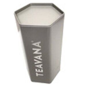 Teavana Special Edition Teavana Stone Gray Honeycomb Tea Tin with Lid NEW